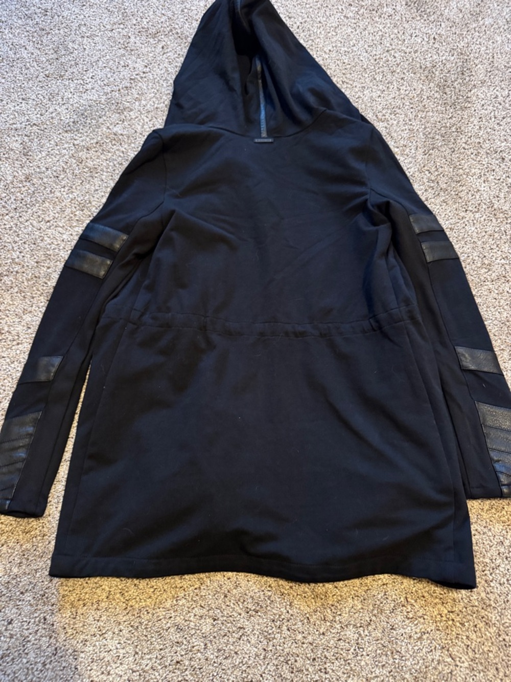 Blanc Noir Black Hooded Maitri Black-Hooded Jacket size S for Women’s - Picture 4 of 5
